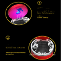 Ashtray Plastic Plastic Ashtray dengan lampu LED